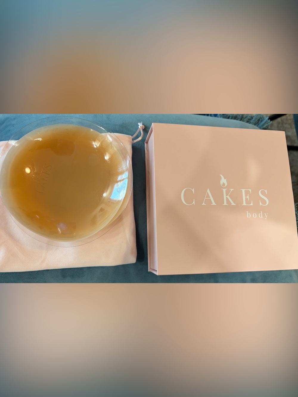 Cakes by Body Nipple Covers for DDD+ in honey color- no box